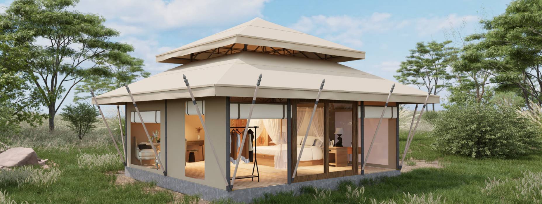 南充户外野奢帐篷